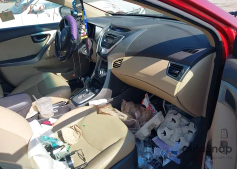 2012 Hyundai Elantra Limited (Ulsan Plant) from USA, damaged, VIN KMHDH4AE1CU299177